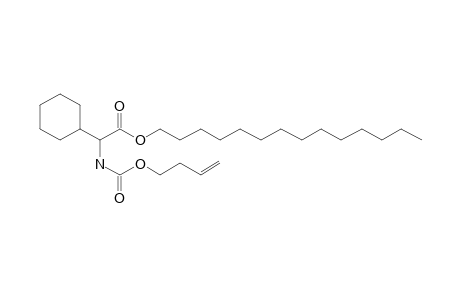 Glycine, 2-cyclohexyl-N-(but-3-en-1-yl)oxycarbonyl-, tetradecyl ester