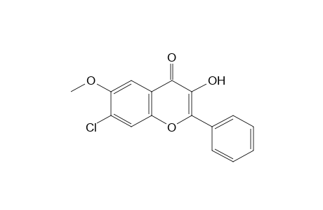 7-Chloro-3-hydroxy-6-methoxyflavone