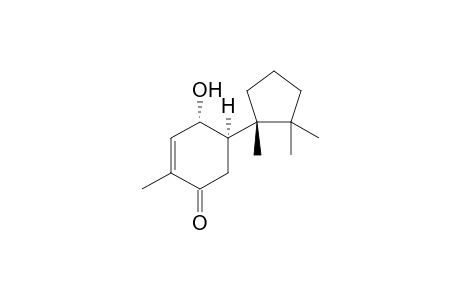 (4S,5R)-2-methyl-4-oxidanyl-5-[(1S)-1,2,2-trimethylcyclopentyl]cyclohex-2-en-1-one