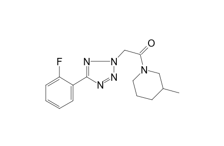 1-{[5-(2-fluorophenyl)-2H-tetraazol-2-yl]acetyl}-3-methylpiperidine