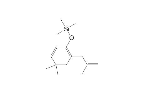 {[4,4-Dimethyl-2-(2-methylprop-2-enyl)cyclohexa-1,5-dien-1-yl]oxy}trimethylsilane