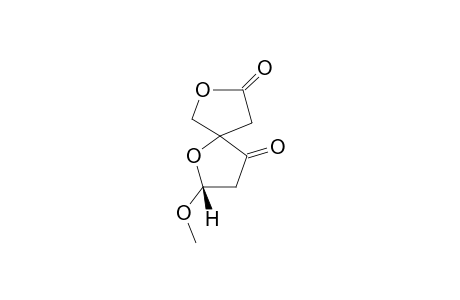2-METHOXY-1,7-DIOXASPIRO-[4.4]-NONANE-4,8-DIONE;SECOND-STEREOISOMER