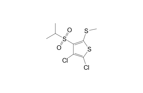 2,3-dichloro-4-(isopropylsulfonyl)-5-(methylthio)thiophene