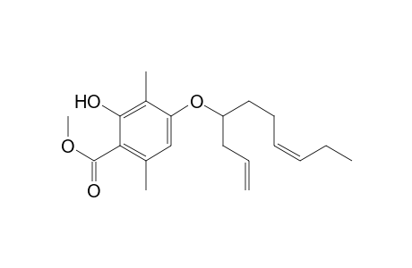 methyl (Z)-4-(deca-1,7-dien-4-yloxy)-2-hydroxy-3,6-dimethylbenzoate