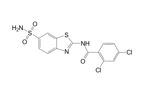 N-[6-(Aminosulfonyl)-1,3-benzothiazol-2-yl]-2,4-dichlorobenzamide