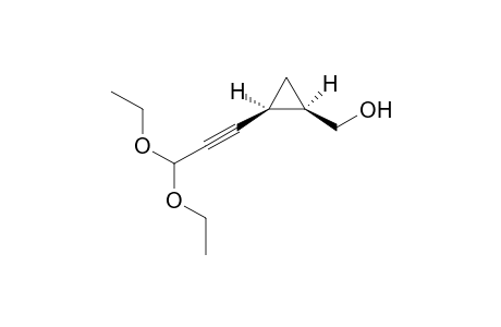 [(1R*,2S*)-2-(3,3-Diethoxyprop-1-ynyl)cyclopropyl]methanol