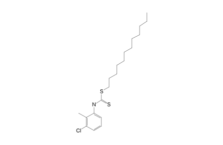 3-chlorodithio-2-methylcarbanilic acid, dodecyl ester