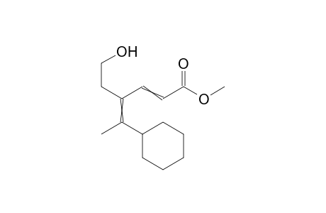 methyl 5-cyclohexyl-4-(2-hydroxyethyl)hexa-2,4-dienoate