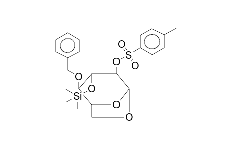 1,6-ANHYDRO-2-O-TOSYL-3-O-TRIMETHYLSILYL-4-O-BENZYL-BETA-D-GLUCOPYRANOSE