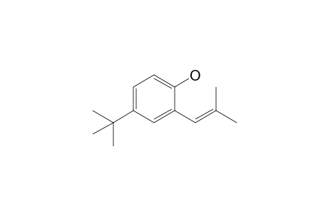 4-Tert-butyl-2-(2-methylprop-1-enyl)phenol