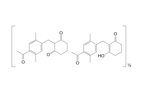 2-(4-acety-2,5-dimethylbenzyl)-1,3-cyclohexanedione