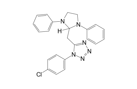 1-(p-chlorophenyl)-5-[(1,3-diphenyl-2-imidazolidinyl)methyl]-1H-tetrazole