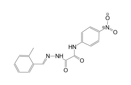 2-[(2E)-2-(2-methylbenzylidene)hydrazino]-N-(4-nitrophenyl)-2-oxoacetamide