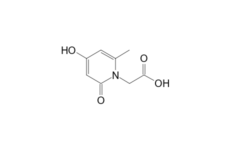 1(2H)-Pyridineacetic acid, 4-hydroxy-6-methyl-2-oxo-