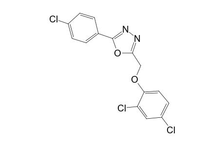 2-(2,4-Dichlorophenoxymethyl)-5-(4-chlorophenyl)-1,3,4-oxadiazole