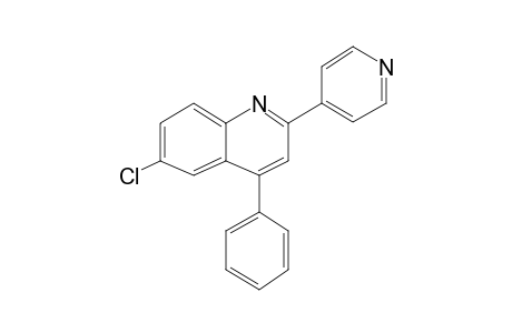 6-Chloro-4-phenyl-2-(4-pyridyl)quinoline