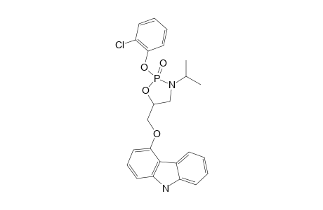 5-[(9H-4-CARBAZOL-YL-OXY)-METHYL]-2-(2-CHLOROPHENOXY)-3-ISOPROPYL-1,2-LAMBDA(5)-OXAZAPHOSPHOLAN-2-ONE