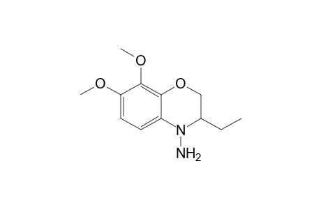 3-Ethyl-7,8-dimethoxy-3,4-dihydro-2H-1,4-benzoxazine-N-amine