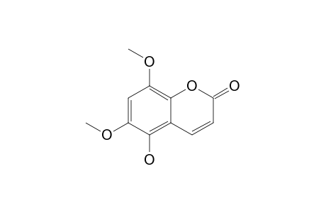 ARTEMININ;5-HYDROXY-6,8-DIMETHOXY-COUMARIN