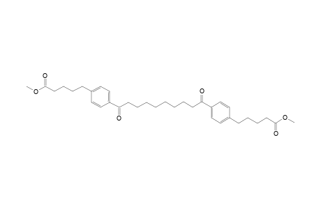DIMETHYL-5,5'-[1,10-DIOXODECANE-1,10-DIYLDI-(PARA-PHENYLENE)]-DIPENTANOATE