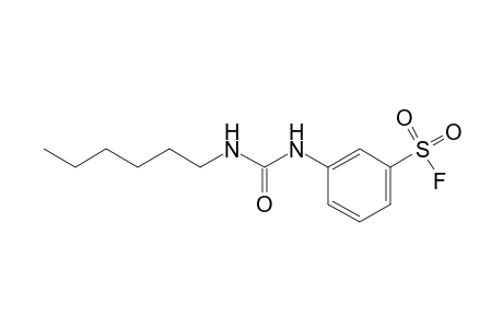 m-(3-hexylureido)benzenesulfonyl fluoride