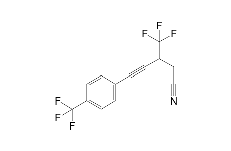 3-(Trifluoromethyl)-5-(4-(trifluoromethyl)phenyl)pent-4-ynenitrile