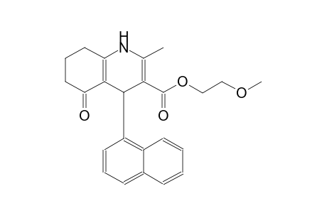 2-Methoxyethyl 2-methyl-4-(1-naphthyl)-5-oxo-1,4,5,6,7,8-hexahydro-3-quinolinecarboxylate