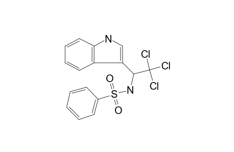 Benzenesulfonamide, N-[2,2,2-trichloro-1-(3-indolyl)ethyl]-