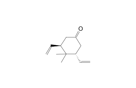 (3R*,5R*)-4,4-DIMETHYL-3,5-DIVINYLCYCLOHEXANONE