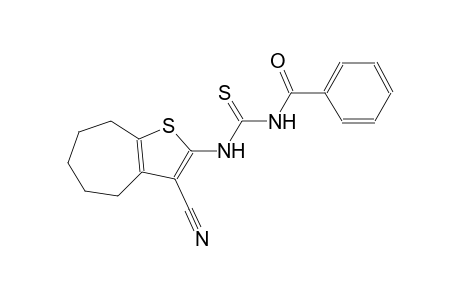 N-benzoyl-N'-(3-cyano-5,6,7,8-tetrahydro-4H-cyclohepta[b]thien-2-yl)thiourea