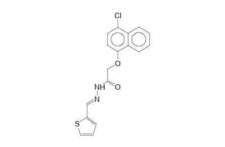 2-(4-Chloro-1-naphthyloxy)-N'-(2-thenylidene)acethydrazide