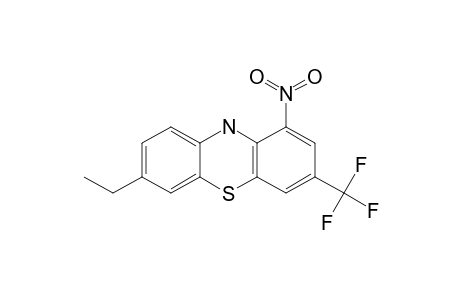 7-ETHYL-3-TRIFLUOROMETHYL-1-NITRO-10H-PHENOTHIAZINE