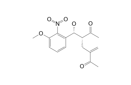 5-ACETYL-6-HYDROXY-6-(3-METHOXY-2-NITROPHENYL)-3-METHYLENE-2-HEXANONE;SYN-DIASTEREOMER