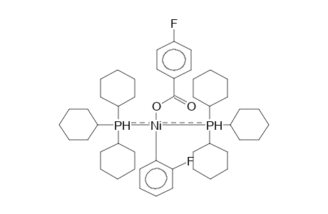 TRANS-ORTHO-FLUOROPHENYLBIS(TRICYCLOHEXYLPHOSPHINE)PARA-FLUOROBENZOYLOXYNICKEL