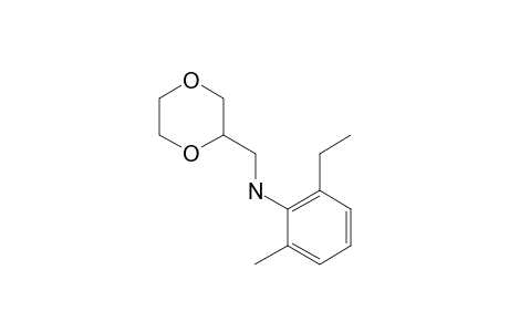 1,4-dioxan-2-ylmethyl-(2-ethyl-6-methyl-phenyl)amine