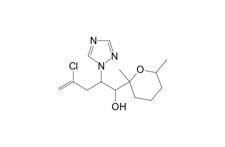 1H-1,2,4-Triazole-1-ethanol, beta-(2-chloro-2-propenyl)-alpha-(tetrahydro-2,6-dimethyl-2H-pyran-2-yl)-