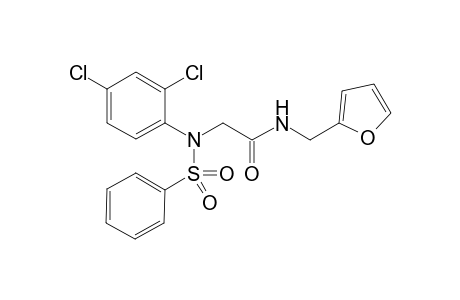 Acetamide, 2-[(2,4-dichlorophenyl)(phenylsulfonyl)amino]-N-(2-furanylmethyl)-