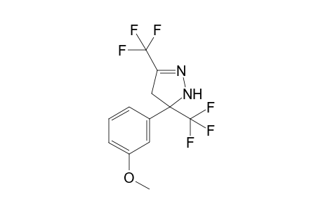 5-(3-Methoxyphenyl)-3,5-bis(trifluoromethyl)-4,5-dihydro-1H-pyrazole