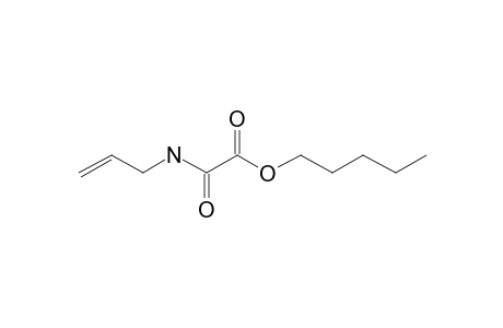 Oxalic acid, monoamide, N-allyl-, pentyl ester