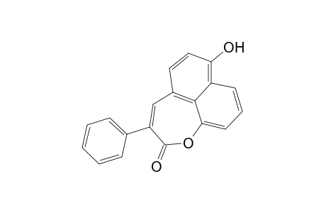 2H-Naphth[1,8-bc]oxepin-2-one, 7-hydroxy-3-phenyl-