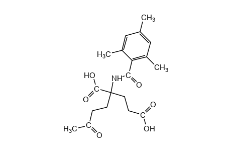 2-(3-oxobutyl)-N-(2,4,6-trimethylbenzoyl)glutamic acid
