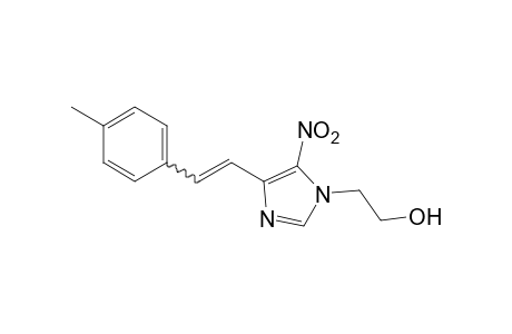 4-(p-methylstyryl)-5-nitroimidazole-1-ethanol