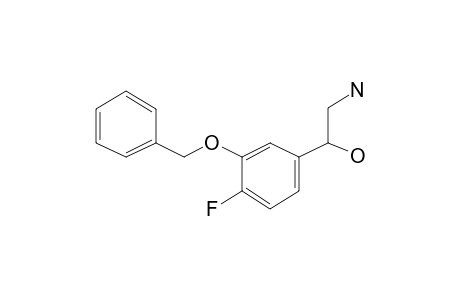 Phenethylamine, 3-benzyloxy-4-fluoro-.beta.-hydroxy-