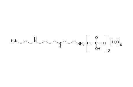 N,N'-Bis(3-aminopropyl)-1,4-butanediamine phosphate hexahydrate
