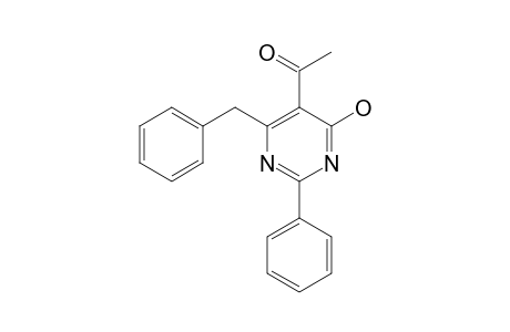 4-benzyl-6-hydroxy-2-phenyl-5-pyrimidinyl methyl ketone