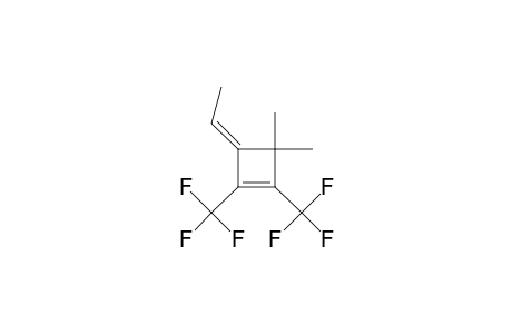 (Z)-3-Ethylidene-4,4-dimethyl-1,2-bis(trifluoromethyl)cyclobutene