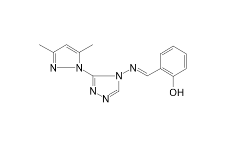 phenol, 2-[(E)-[[3-(3,5-dimethyl-1H-pyrazol-1-yl)-4H-1,2,4-triazol-4-yl]imino]methyl]-