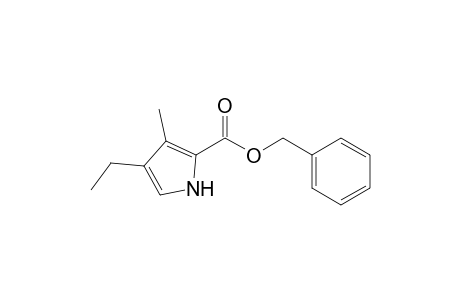 Benzyl-3-ethyl-4-methylpyrrol-5-carboxylate
