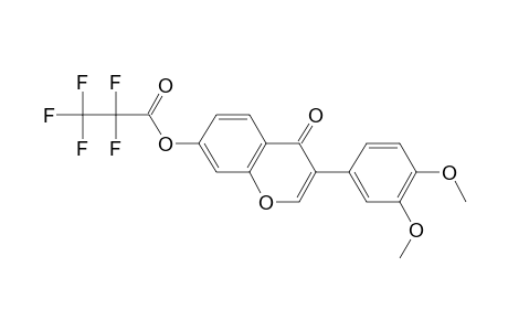 3',4'-Dimethoxy-7-(pentafluoropropionyl)oxyisoflavone