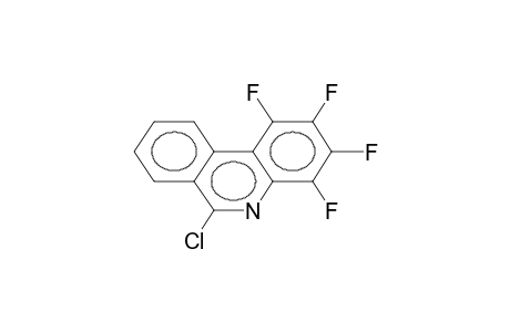 1,2,3,4-TETRAFLUORO-6-CHLOROPHENANTHRIDINE